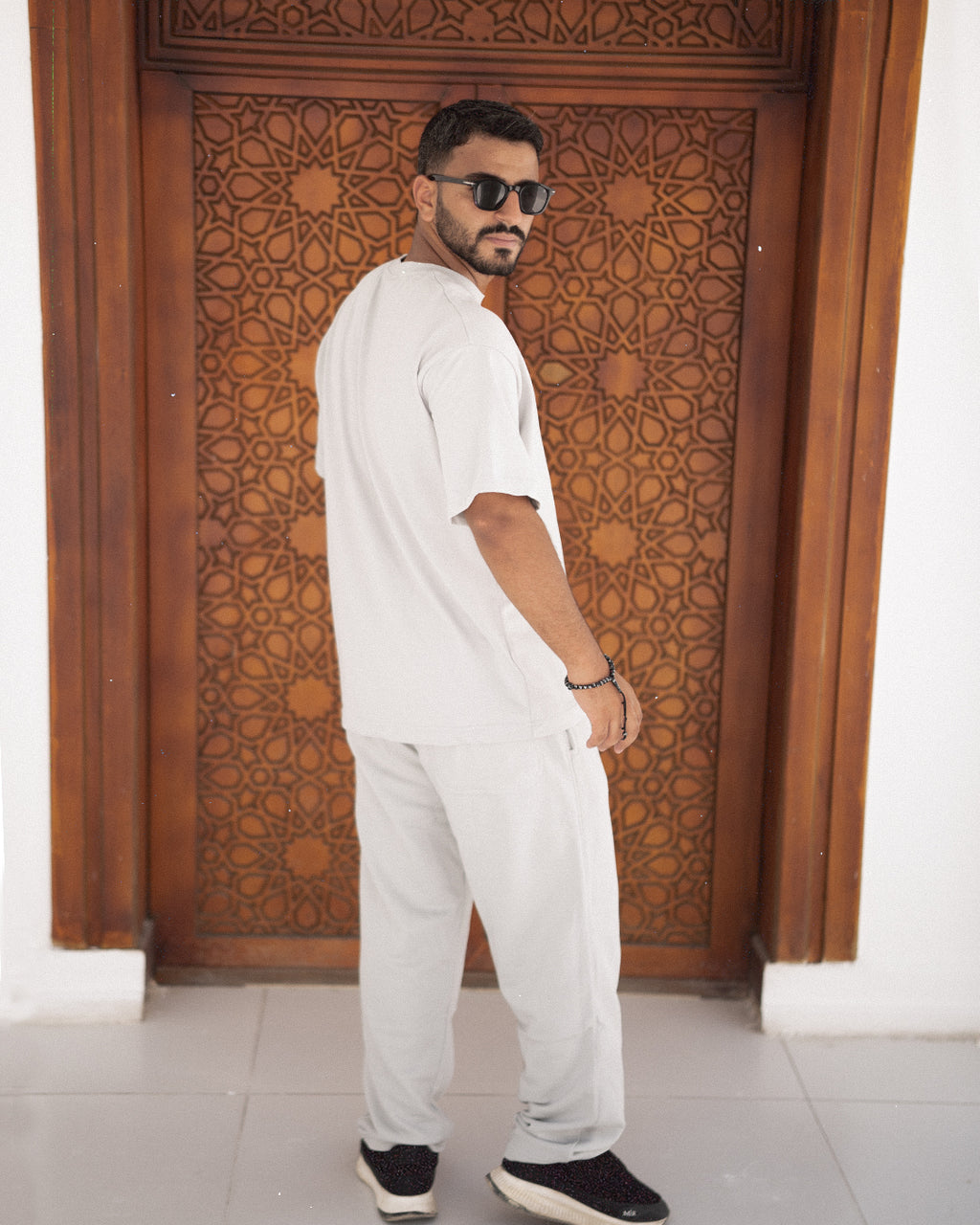 Monochrome Outfit Set – Grey T-Shirt & Grey Pants