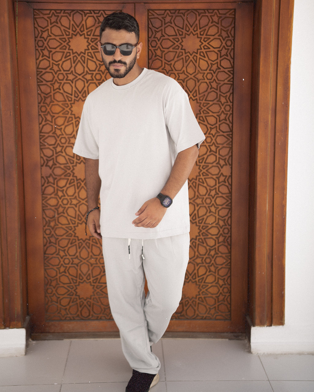 Monochrome Outfit Set – Grey T-Shirt & Grey Pants