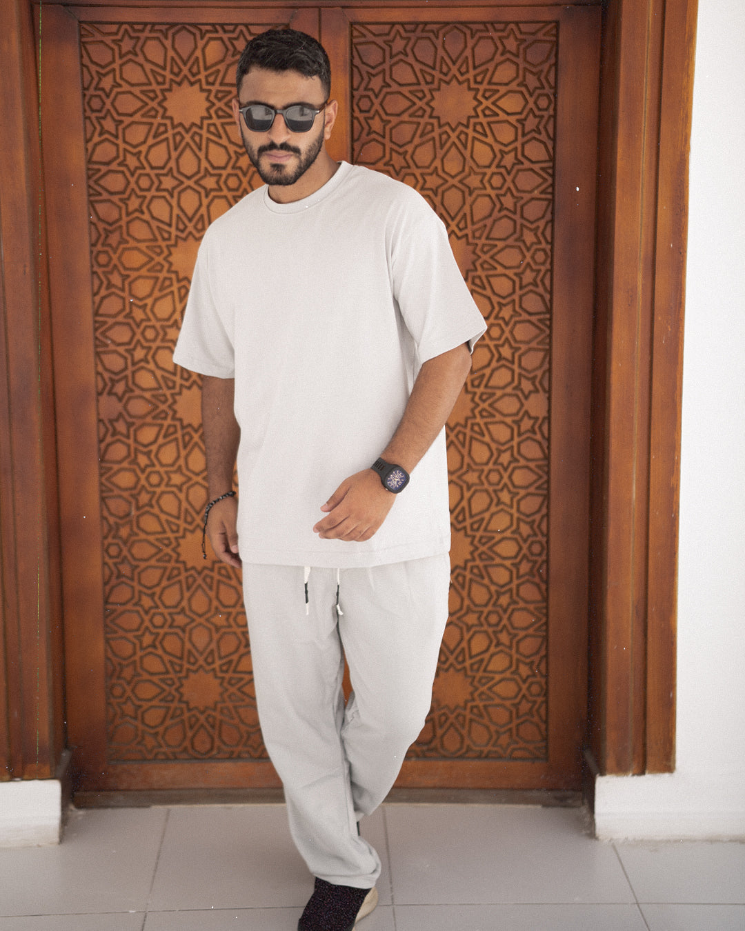 Monochrome Outfit Set – Grey T-Shirt & Grey Pants