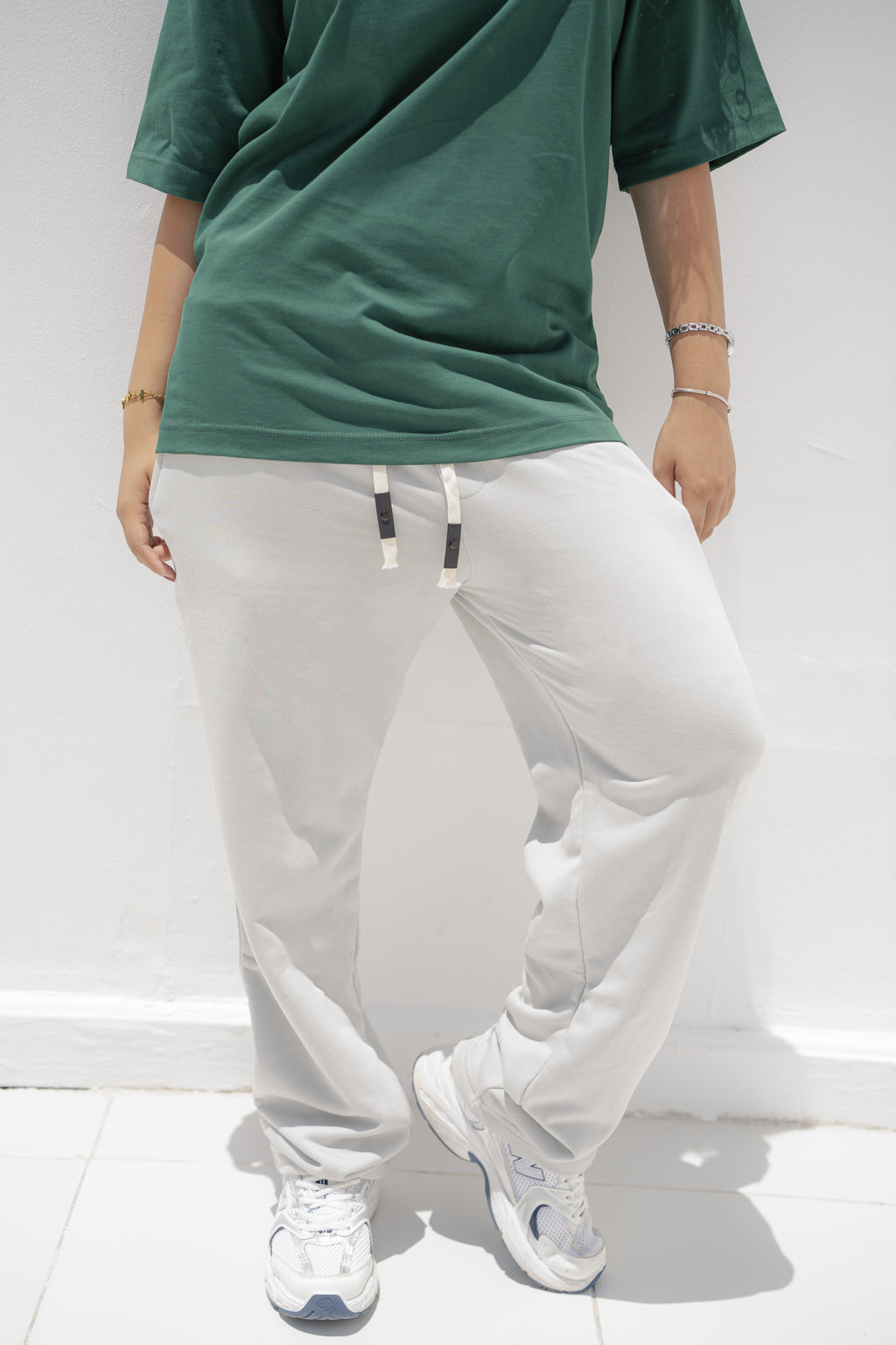DRIZZ  Sweatpants – Light Gray (Vintage Wash)