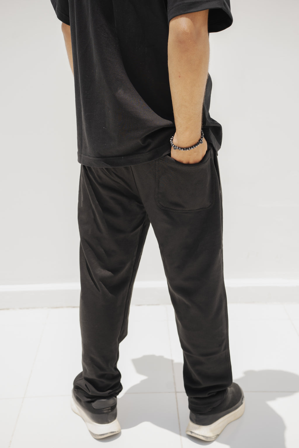 DRIZZ  Sweatpants – Deep Black (Washed Black)