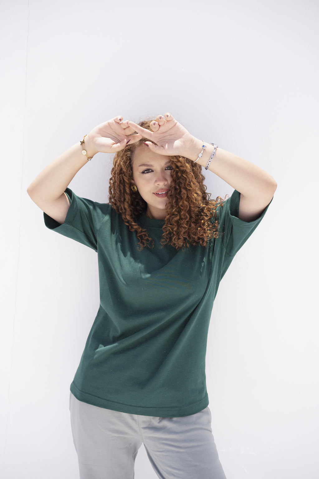 Premium Oversized Olive Green T-Shirt