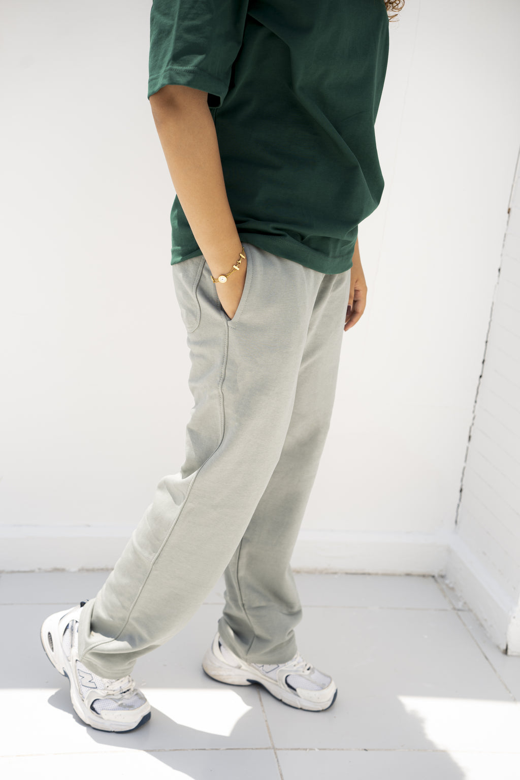 DRIZZ  Sweatpants – Light Gray (Vintage Wash)